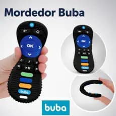 Mordedor De Controle Remoto e Massageador Gengiva e Dente Buba +4m