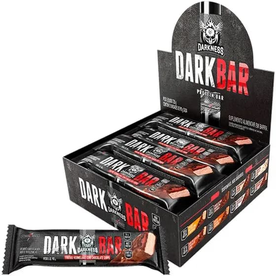 Barra de Proteína Dark bar (caixa com 8 unidades) - Darkness