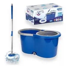 Mop Giratório Premium Com Balde 13L Cabo Longo Sistema De Centrifugação