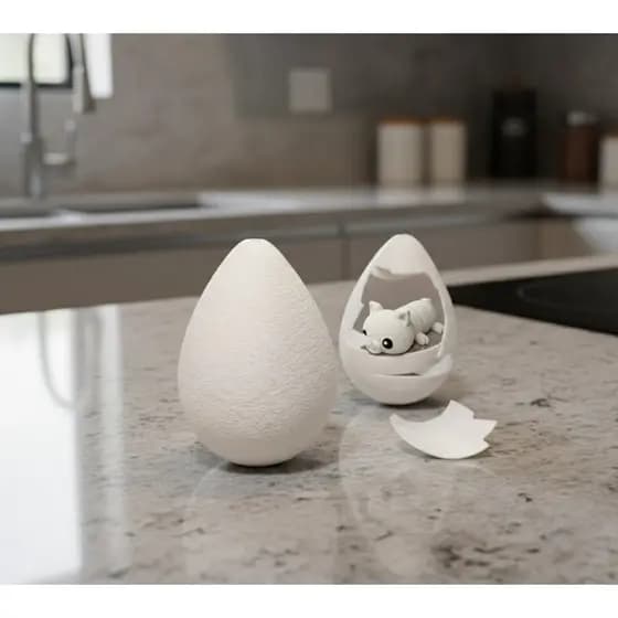 Ovo de Páscoa Surpresa Quebrável Caça aos Ovos com Brinquedo