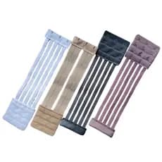 Kit 3 Extensores de Soutien Grande - Elástico Tule - Extensor de Sutiã grande elástico Tule - Tamanho 5,5 CM x 23 CM