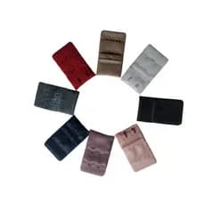 Kit com 8 extensores para sutiã - Extensor para alongar a Circunferencia 2 ganchos 2 Regulagens 5 CM X 3 CM - Pequeno