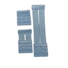 Kit com 3 Extensores de Soutien - 1 Comum 3x3 Sem elástico - 1 Extensor Elástico Duplo Sutiã Médio - 1 Duplo Grande
