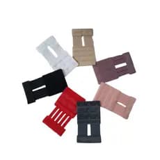 Kit de 7 extensores Elásticos para Sutiã Médio 3 Ganchos e 3 Regulagens