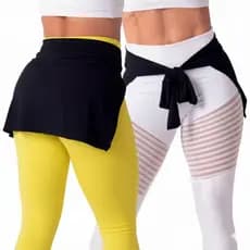 Kit com 2/3 Unidades Tapa Bumbum Fitness Roupas de Academia Feminina