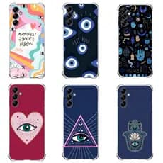 Samsung M15, M35 Capa Tpu Desenhos Olho Grego
