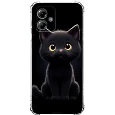 MOTOROLA E14 Capa Tpu Desenhos Variados Capinha Gatos Animados