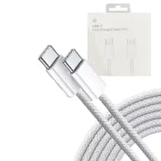 Cabo de dados TIPO-C / TIPO-C 60W Nylon Trançado Linha Premium 1 Metro Rohs A2795-P