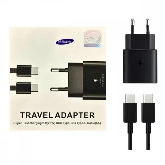 Carregador Completo TIPO-C / TIPO-C Super Rápido 2.0 25W XLS CAR-8550