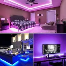 Fita Led Conexão USB 5 metros Luz Colorida RGB Controle Bluetooth Kapbom KAP-5050P