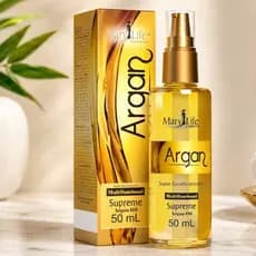 Óleo Supreme Argan Mary Life 50 ml (Reparador de Pontas Capilar Protetor Térmico)