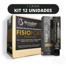 kit 12 Pomadas Massageadora Fisiofort + Premium 150g - Bio Instinto