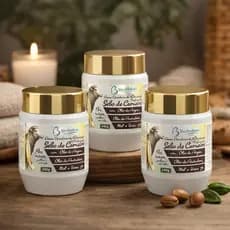 Kit com 03 Creme Hidratante Perfumado Sebo de Carneiro com Óleo de Argan 240g Bio Instinto