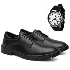 Kit Combo Sapato Oxford Masculino Elegante Sport Fino Sola em Borracha