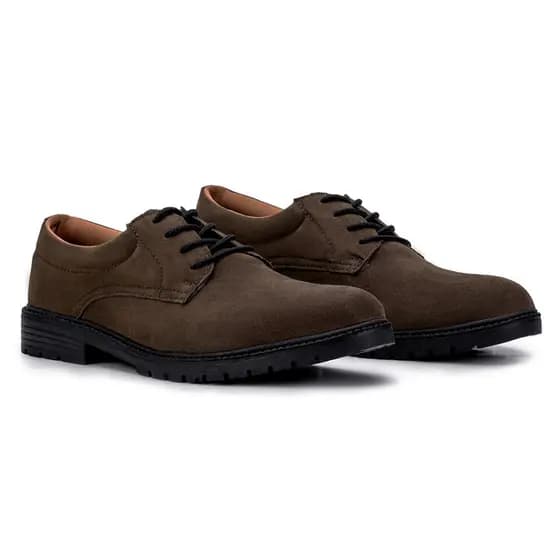 Sapato Masculino Casual em Camurça Resistente | Estilo Oxford Moderno | Lajupê