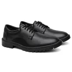 Oxford Masculino Sapato Elegante Ortopédico Macio Flexível Preto