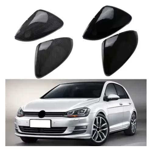 Capas de Espelho Retrovisor – VW Golf 7 / MK7 / MK7.5 (2013–2019) | 2 Peças