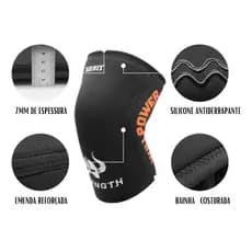 Joelheiras (1 unidade) 7mm para musculação e corrida