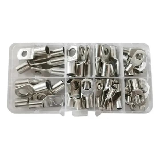 Terminais Elétricos Industriais 60pcs De Fio De Cobre Lugs
