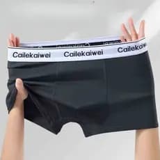 Cuecas boxer masculinas de tamanho grande, 100% algodão, embaladas individualmente, respiráveis e absorventes de suor, r