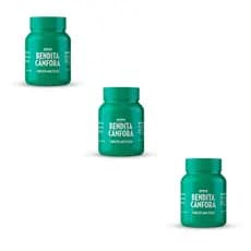 Kit 3 Bendita Cânfora Pote Com 30 Tabletes - Bravir