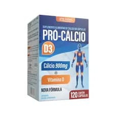 Pró Cálcio 900mg E Vitamina D3 C/ 120 Cápsulas - Arte Nativa