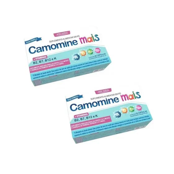 Kit 2 Camomine Mais Vitaminas Nova Embalagem - Arte Nativa