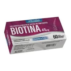 Vitamina Biotina 45µg Cabelos E Pele 60 Comprimidos - Arte Nativa