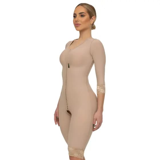 Cinta Pos Cirurgica Lipo De Braço Abdominoplastia Lipo Hd Com Mangas Em Emana®