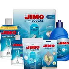 Monte seu Kit Jimo (Lava-Louças + Secante + Essence + Lava-Máquinas) | Escolha o Seu Combo Perfeito! +BRINDE NOS AVULSOS