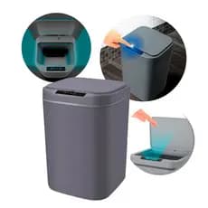 Lixeira Automática com Sensor Inteligente 16 Litros Cinza