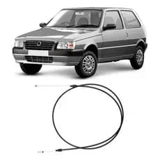 Cabo de abertura do Capo FIAT Uno 1985 a 2013 SEM ALAVANCA