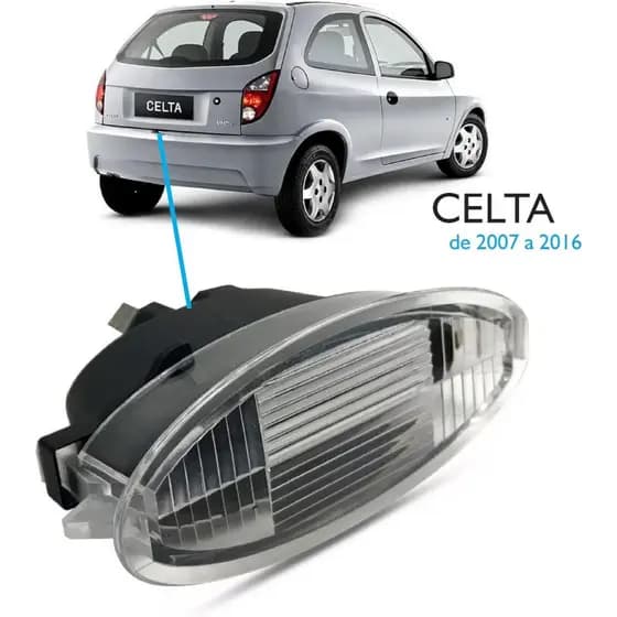 Lanterna  Luz de Placa GM Celta 2007 a 2016 Original DSC 6001