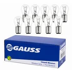 10 Lâmpadas 1 Polo 12v 21w Gl1141 Original Gauss