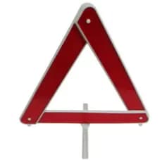 TRIANGULO DE SEGURANCA UNIVERSAL EM PLASTICO COM FUNDO BRANCO VHP 860