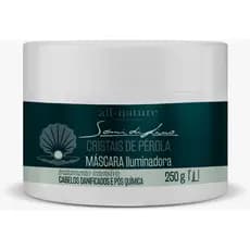 Máscara de Tratamento Intensivo Semi di Lino, Para Cabelos Danificados e Pós Química 250g - All Nature