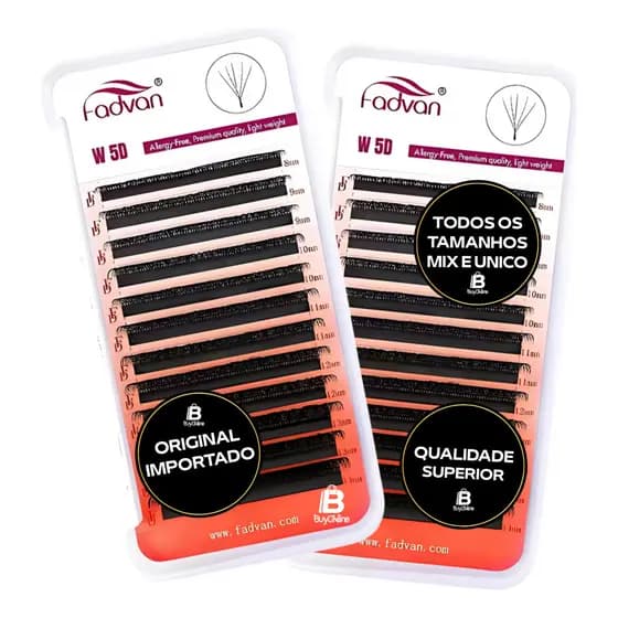 Cílios 5dw Fadvan Volume Egípicio Extensão De Cilios