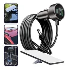 Cabo Carregador 3 Em 1 Veicular Cinzeiro Starlink Mini Compa