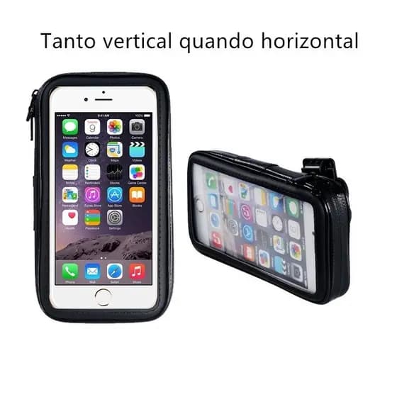 Suporte Celular Impermeável p/ Moto e Bike 7'' Moto Boy GPS Guidão Retrovisor
