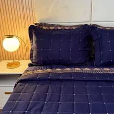 Jogo de Lencol Jogo de cama Bordado Royalle
