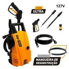 Lavadora e Desobstruidora de Alta Pressão WAP 1400W Mangueira Desentupidora Atacama Smart Ultra 2200 127V
