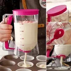 Jarra Medidora de Massas 900ml para Crepe, Waffle e Confeitaria