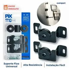 Suporte Fixo Universal Para Tv 10 Até 85 Polegadas Parede ou Painel Alta Resistência