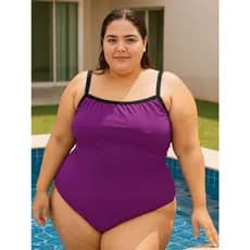 Maiô plus size Veste até 48 Cropped Plus size Body Plus size Bori praia piscinaa
