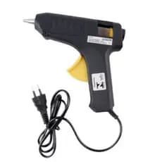 Pistola de Cola Quente Pequena e Grande Bivolt Preta