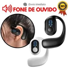 Fone de Ouvido Bluetooth Sem Fio A Prova de Água TWS Para Correr S10 Com Led Moto  Redução de Ruído