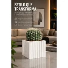 Vaso para Suculentas Moderno e Minimalista decore Sala Cozinha Lavabo