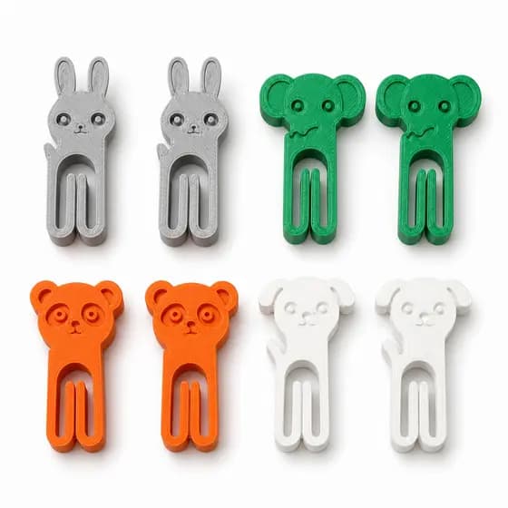 Kit 8 Prendedores de Saco Alimentos Animais