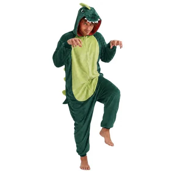 pijama adulto feminino masculino personagem dinossauro cosplay