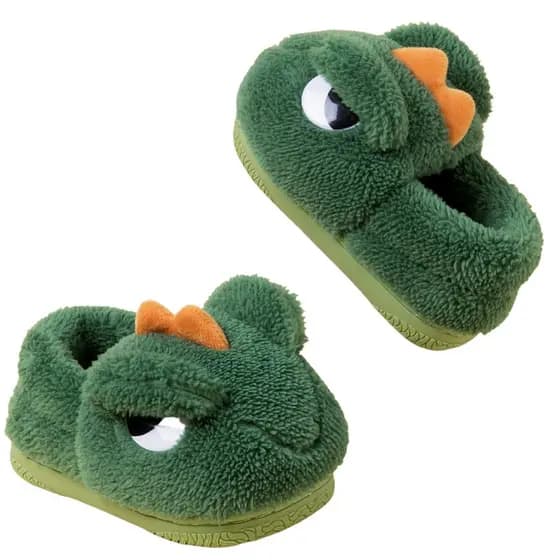 Pantufa Dinossauro peluciada Infantil Super Fofa e Quentinha - Linda, Confortável e Divertida